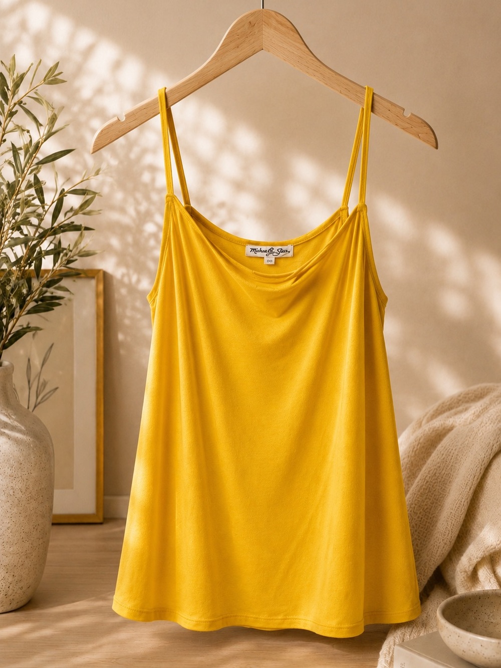 Mellow Yellow Satin Cami Slip - Women Intimates